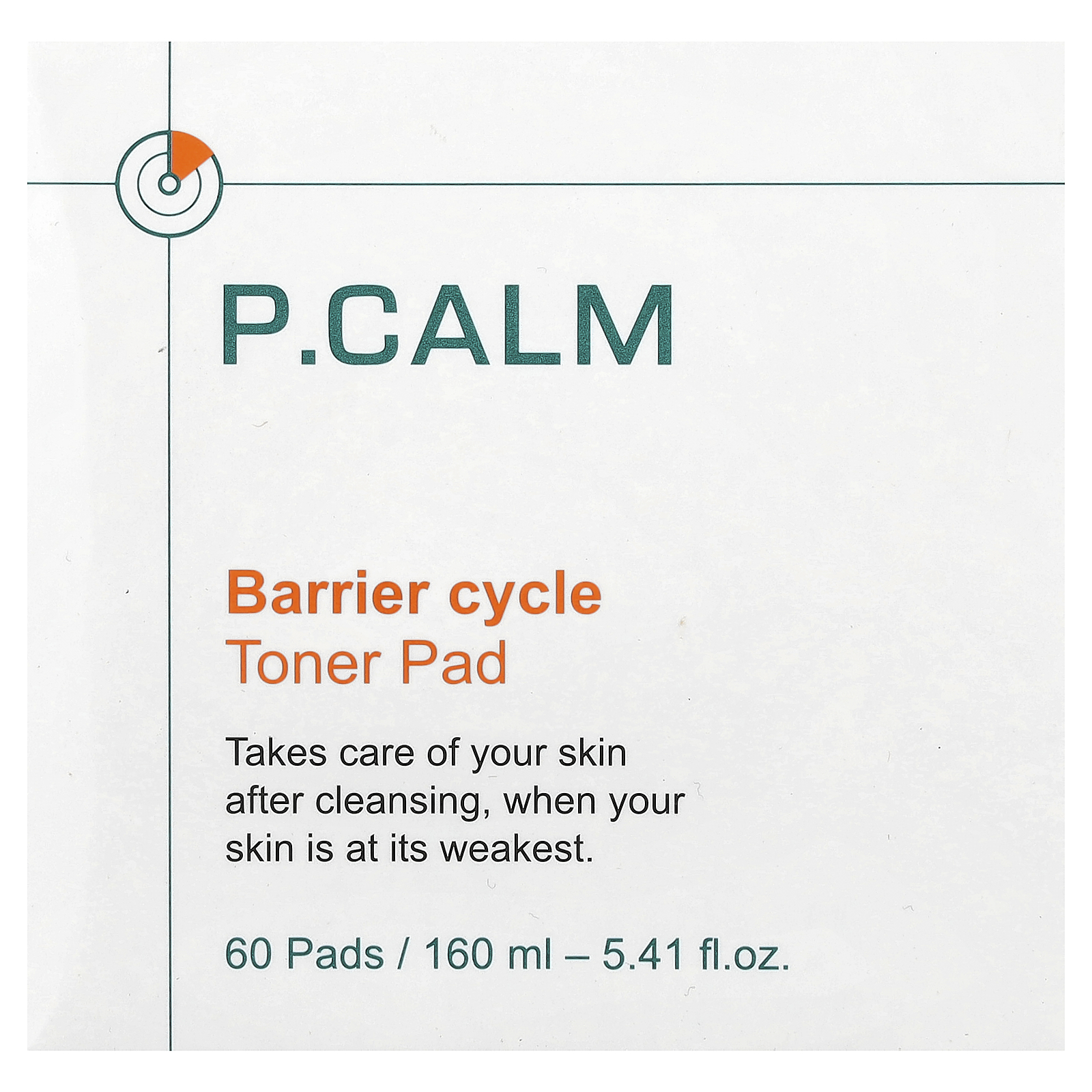 P.CALM Almofada Tonificadora Barrier Cycle 60 Unidades 160 ml (541 fl oz) - Imagem 2