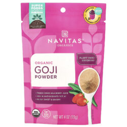 Navitas Organics Goji Berry Orgânico em Pó 113 g (4 oz)