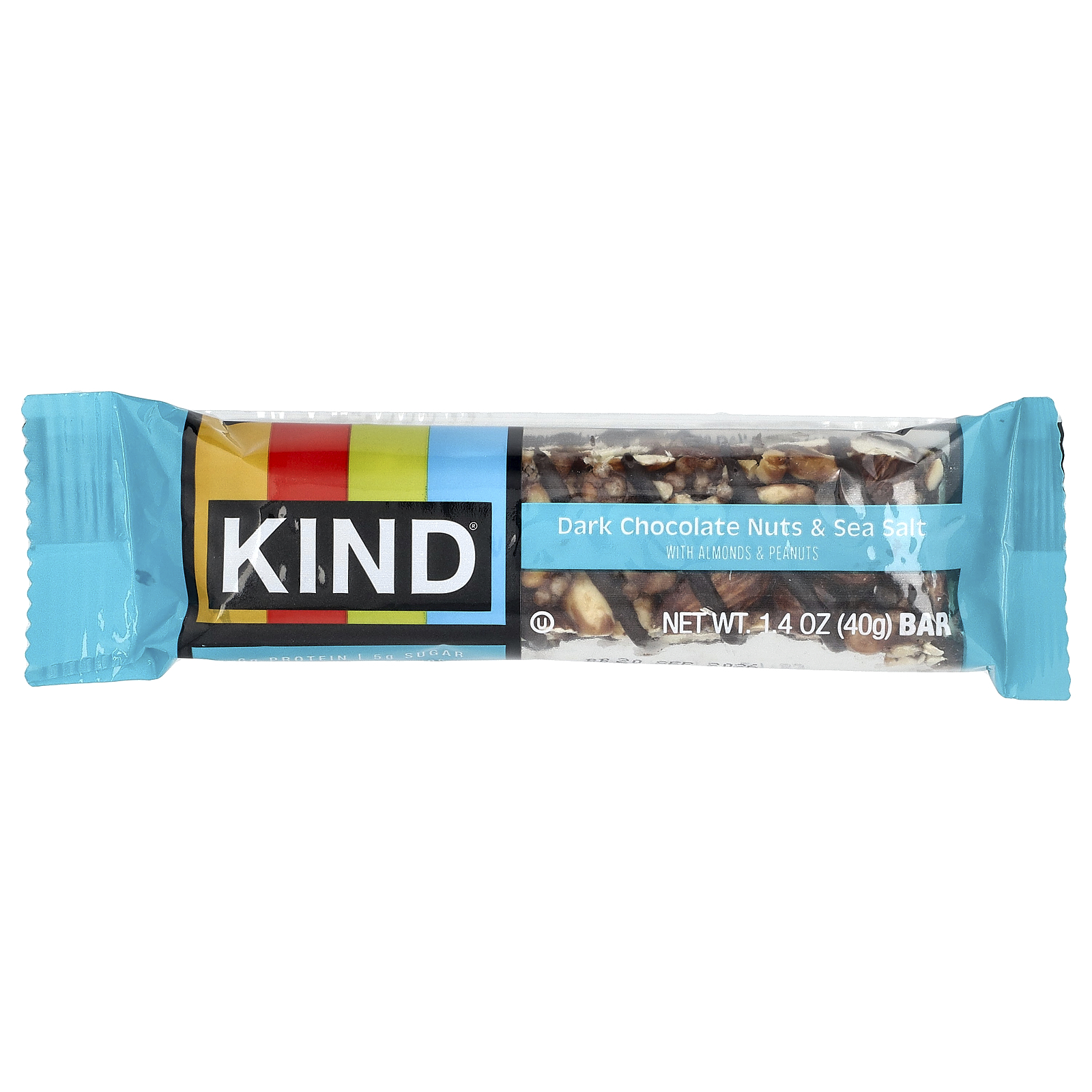KIND Bars Barras de Proteína Chocolate Amargo com Frutos Secos e Sal Marinho 6 Barras 40 g (14 oz) Cada - Imagem 3