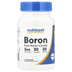 Nutricost Boro 5 mg 30 Cápsulas