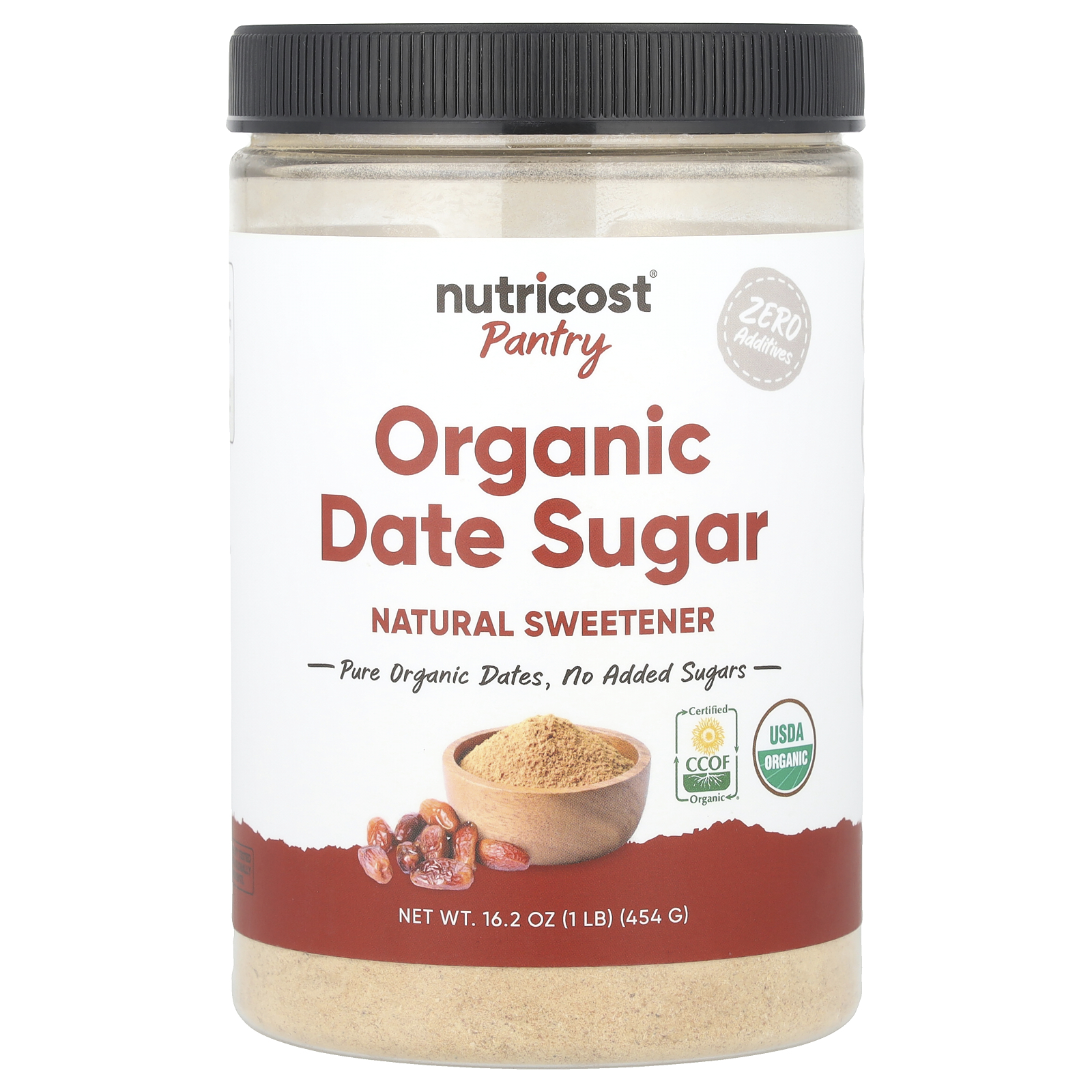 Nutricost Pantry Açúcar de Tâmara Orgânico 454 g (162 oz)