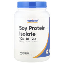 Nutricost Isolado de Proteína de Soja Sem Sabor 907 g (2 lb)