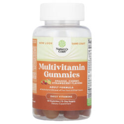 Natures Craft Gomas Multivitamínicas Laranja Cereja Morango 30 Gomas
