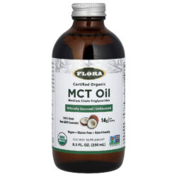 Flora, Óleo MCT Orgânico Certificado, 250 ml (8,5 fl oz)
