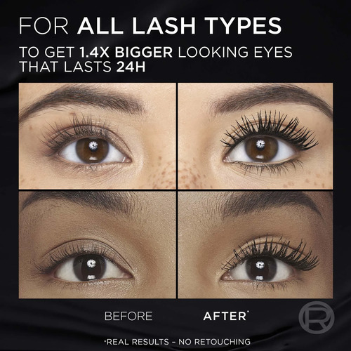 Máscara Panorâmica Volumosa L"oreal Paris 033 Fl Oz Preto - Imagem 2