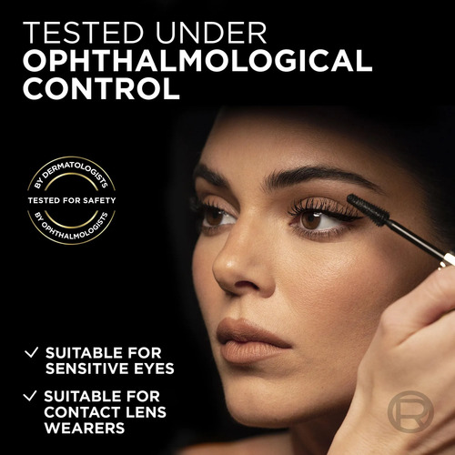 Máscara Panorâmica Volumosa L"oreal Paris 033 Fl Oz Preto - Imagem 7