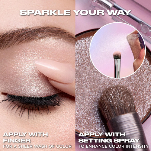 Sombra Urban Decay Moondust Glitter Space Cowboy Dourado - Imagem 5