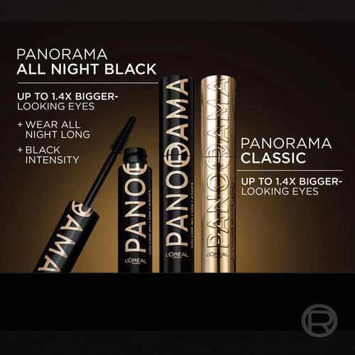 Máscara Panorâmica Volumosa L"oreal Paris 033 Fl Oz Preto - Imagem 4