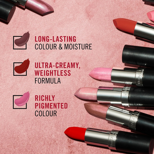 Batom Rimmel Lasting Finish Da Kate - 008 - 014 Onças Coral - Imagem 7