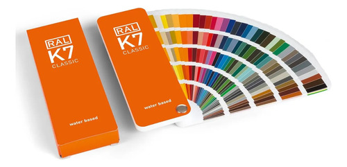 Cartela De Cores Ral K7 216 Cores Brilhante 5 Idiomas