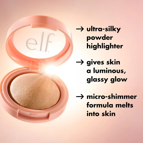 Iluminador Em Pó E.l.f. Halo Glow Silky Vegan Blush Money - Imagem 3
