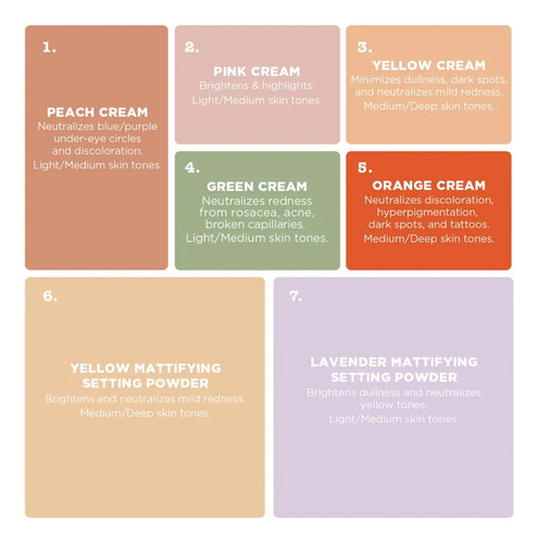 Paleta De Correção De Cores Stila Em Creme E Maquiagem Em Pó - Imagem 5