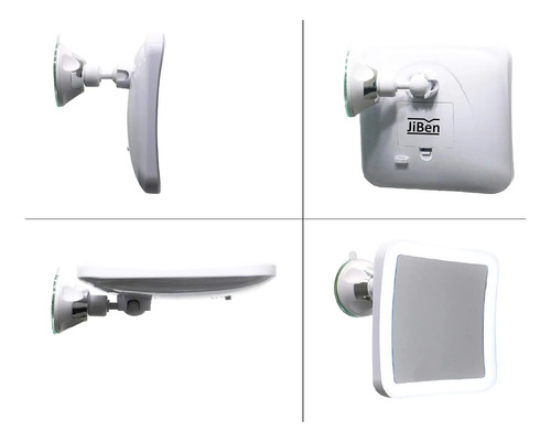 Espelho De Maquiagem Com Ampliação 10x Iluminado Por Led Qu - Imagem 2
