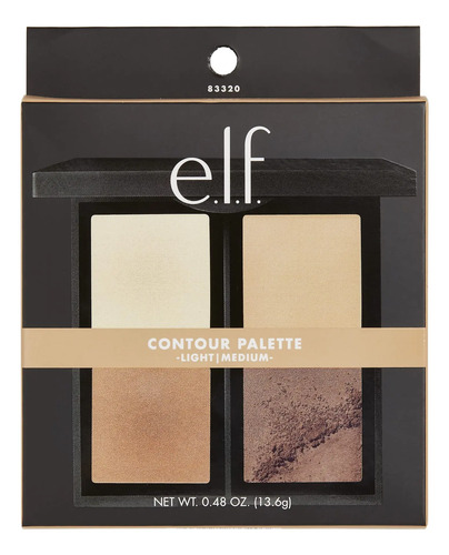 Contour Palette E.l.f. 4 Tons Personalizável Para Usar O Dia - Imagem 3