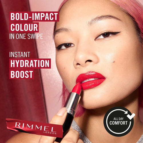 Batom Rimmel Lasting Finish Da Kate - 008 - 014 Onças Coral - Imagem 5