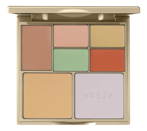 Paleta De Correção De Cores Stila Em Creme E Maquiagem Em Pó