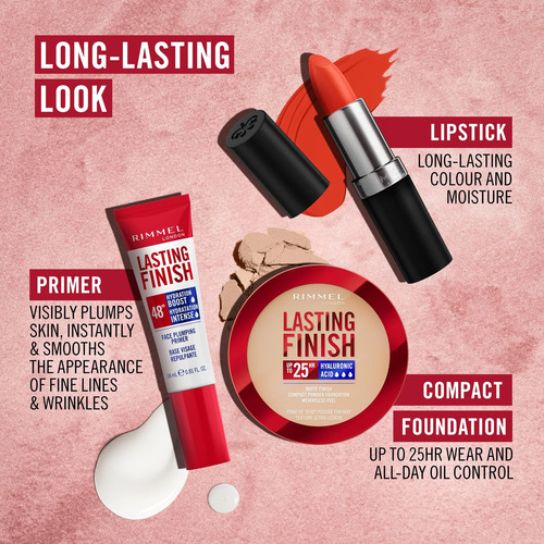 Batom Rimmel Lasting Finish Da Kate - 008 - 014 Onças Coral - Imagem 9