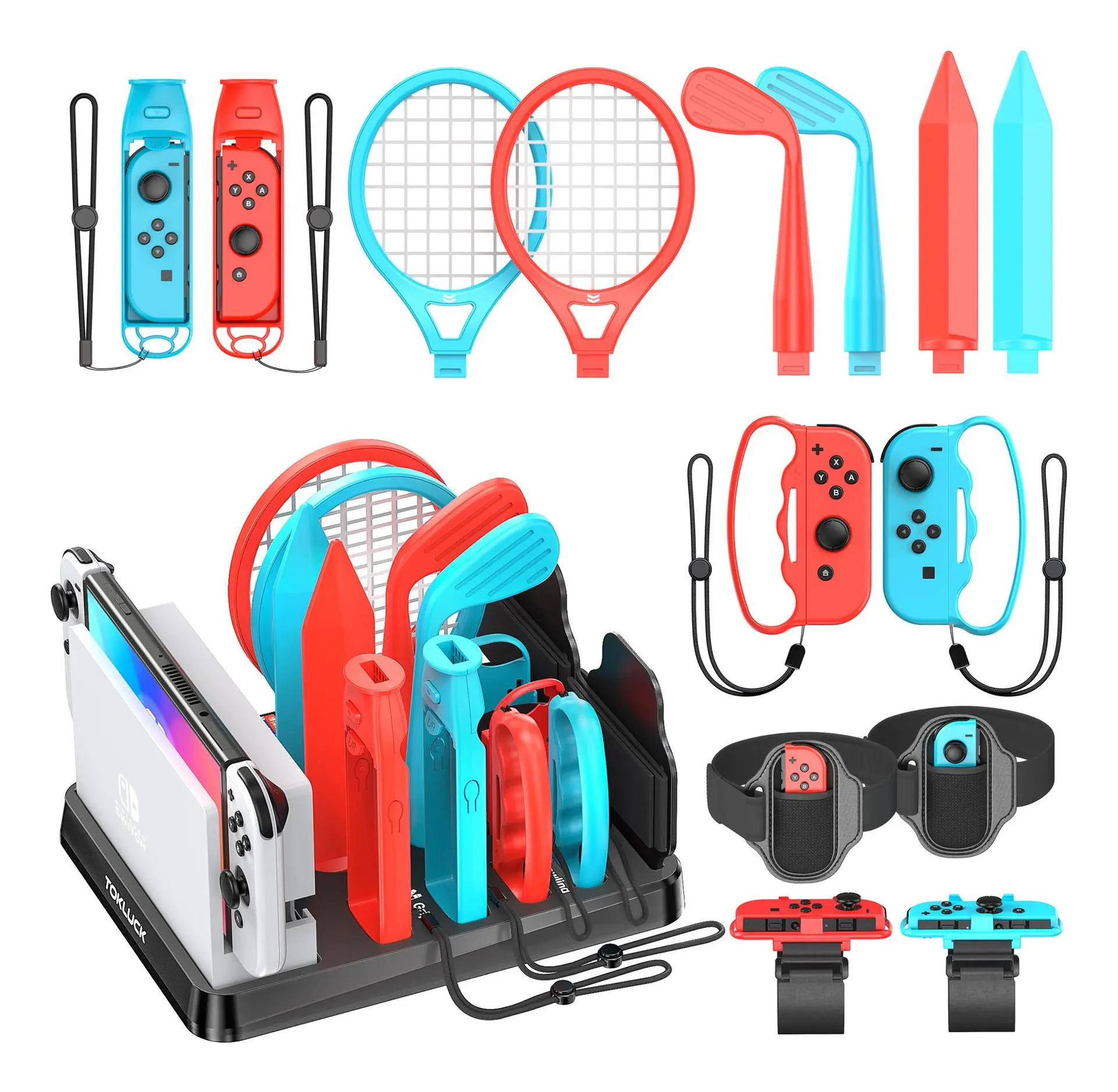 Conjunto De Acessórios Esportivos P/ Nintendo Switch