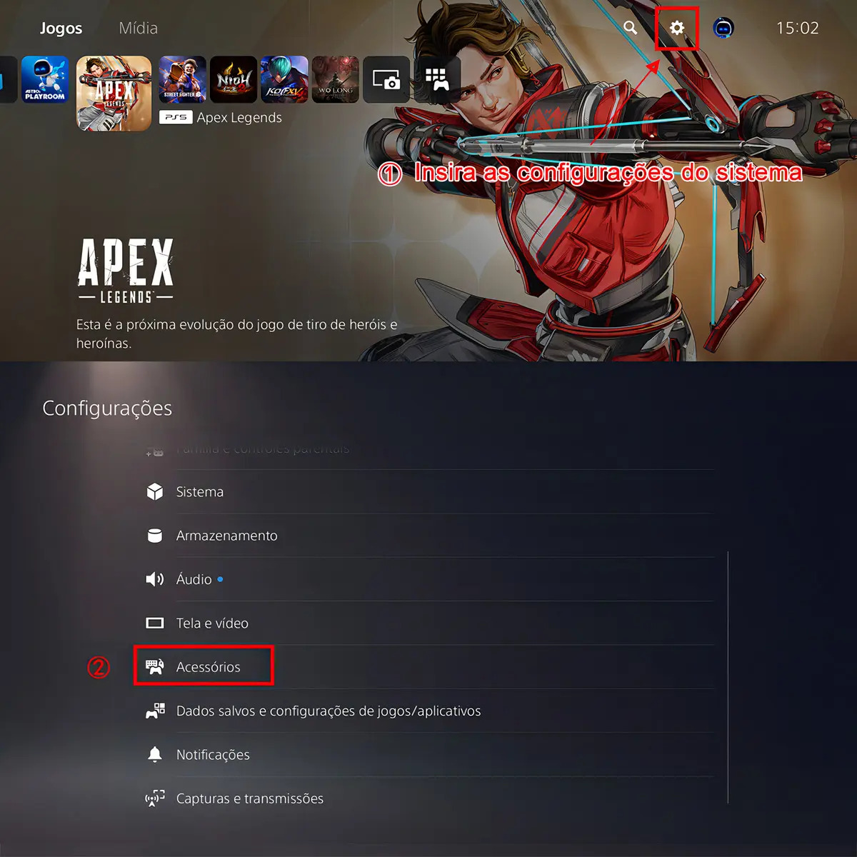 Adaptador E Conversor Sem Fio Para Ps5 Qrd Blackpill Ja0127 - Imagem 6