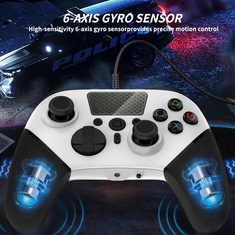Controlador De Jogo Com Fio Para Cabo Playstation4/pc/steam - Imagem 6