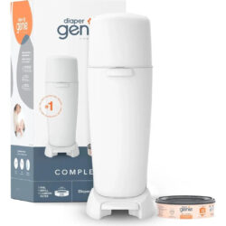Balde Completo Diaper Genie Com Controle De Odor - Branco