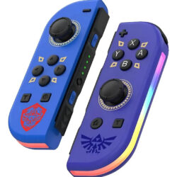 1 Par De Controladores Sem Fio Para Nintendo Joycon Switch