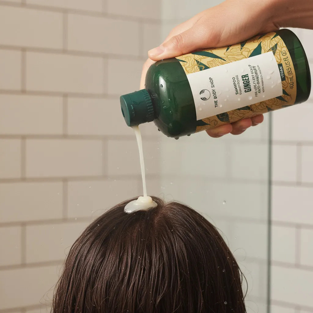 Champú Anticaspa Con Jengibre 400ml Natural - Imagem 3
