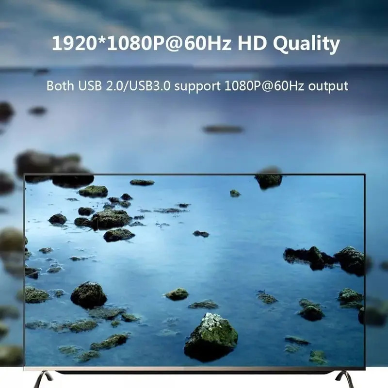 Adaptador Usb Para Dual Hdmi De Diferentes Exibições De Tela - Imagem 5