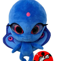 Brinquedo De Pelúcia Miraculous Duusu Kwami Pavão De 9 Pole Azul-escuro