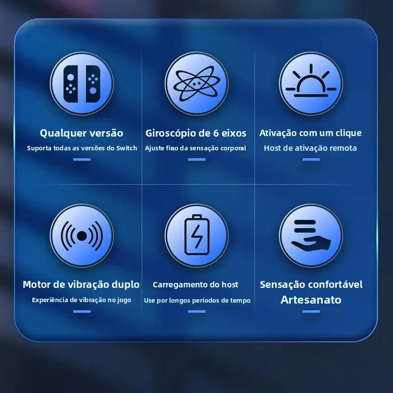 1 Par De Controladores Sem Fio Para Nintendo Switch Joy-cons - Imagem 3