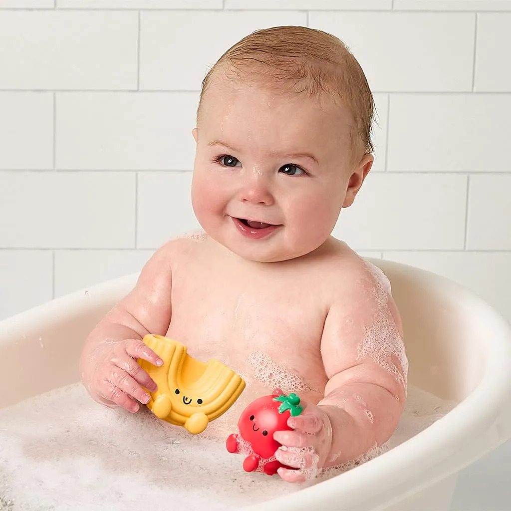 Conjunto De 3 Brinquedos Texturizados Itzy Bath Squirter Toy Coral-claro - Imagem 2
