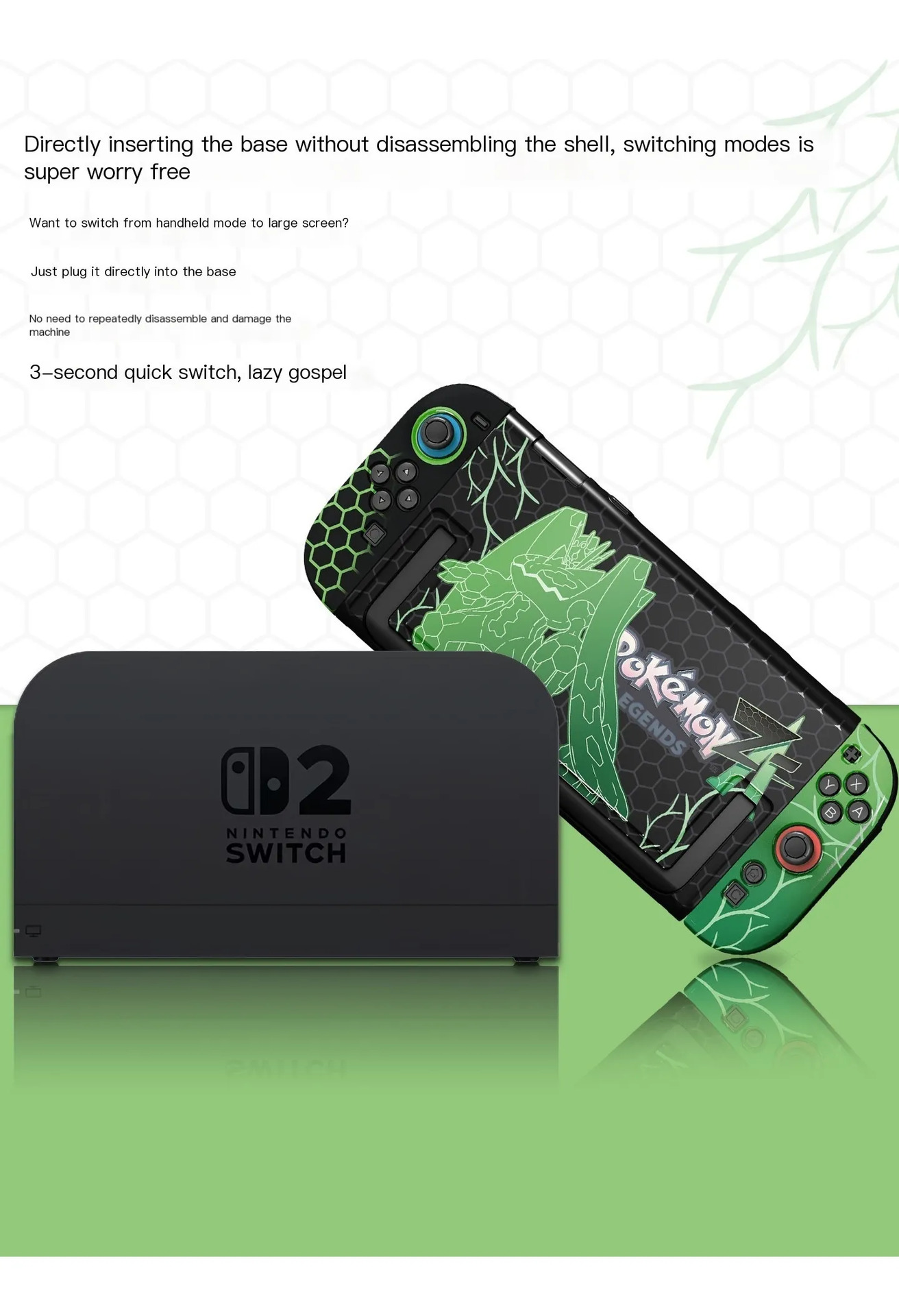 Switch Oled Kit Pokémon Z-a Estojo Capa E Caixa De Jogos - Imagem 4