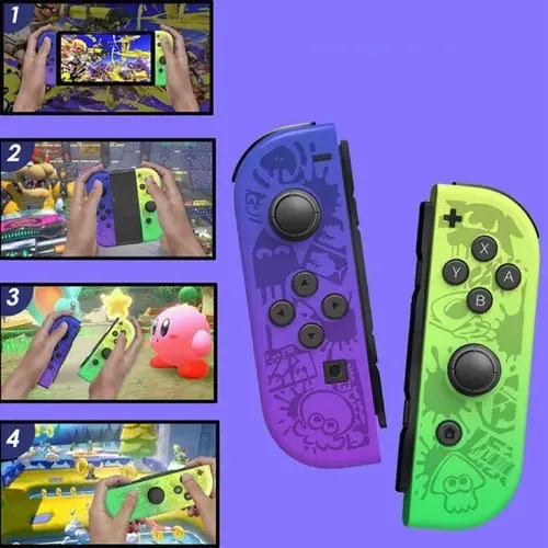 Controle Joy-Con Sem Fio Para Nintendo Switch OLED Verde - Imagem 6