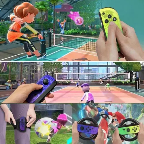 Controle Joy-Con Sem Fio Para Nintendo Switch OLED Verde - Imagem 7