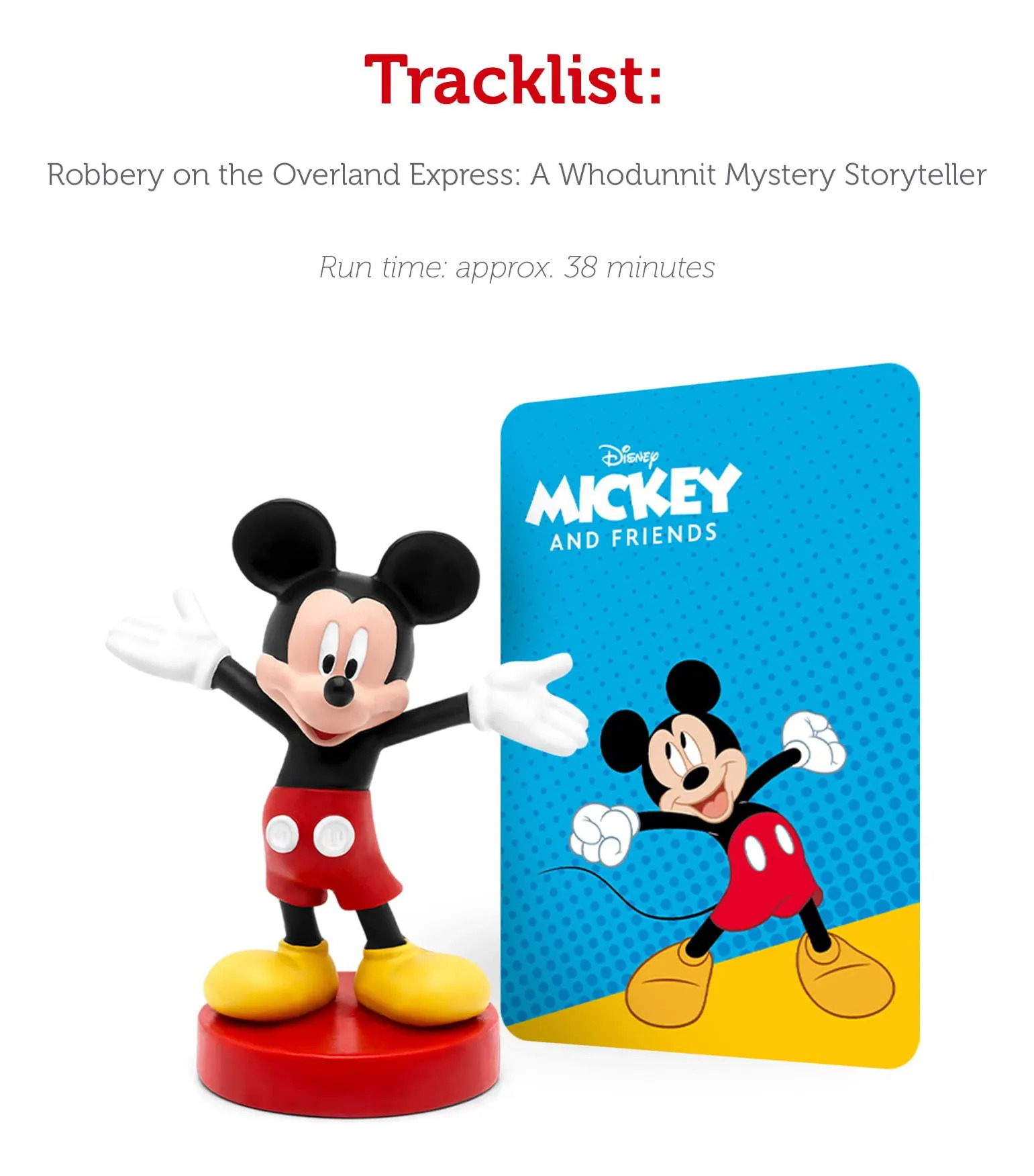 Estatueta De Brinquedo De Áudio Tonies Mickey Mouse Disney C - Imagem 4