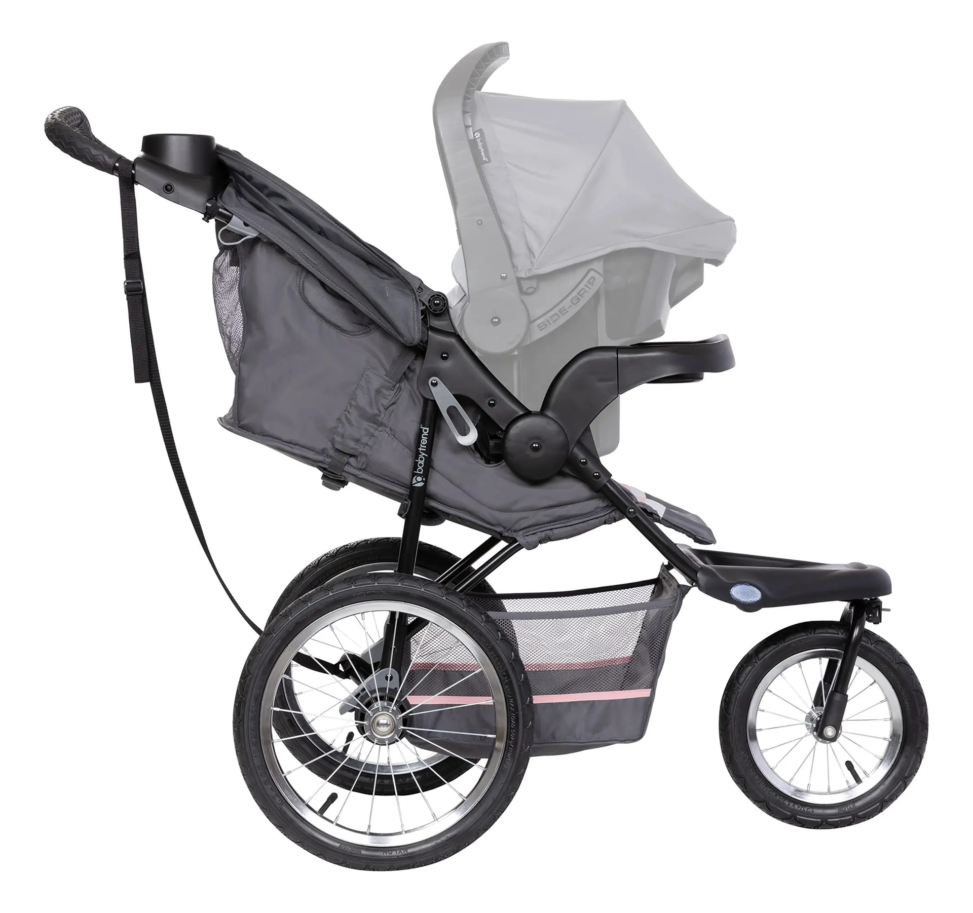 Carrinho De Bebê Baby Trend Expedition® Jogger Dash Pink - Imagem 3