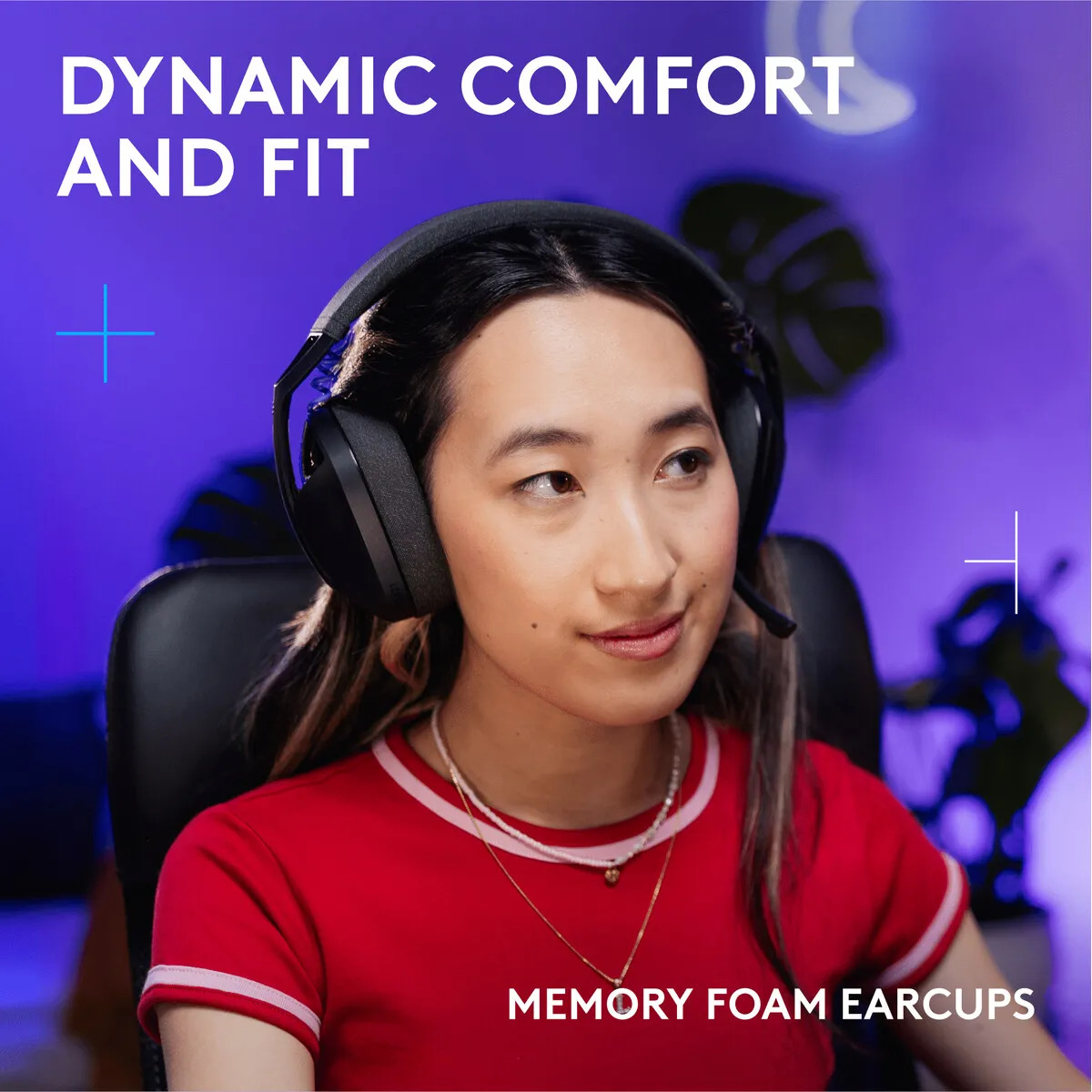 Headset Gamer Sem Fio Logitech G321 40mm Bluetooth Pc - Imagem 2