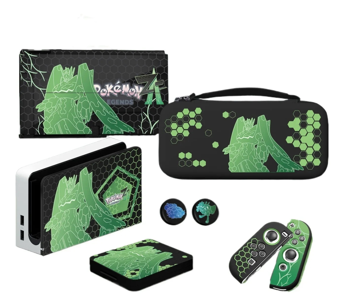 Switch Oled Kit Pokémon Z-a Estojo Capa E Caixa De Jogos - Imagem 9
