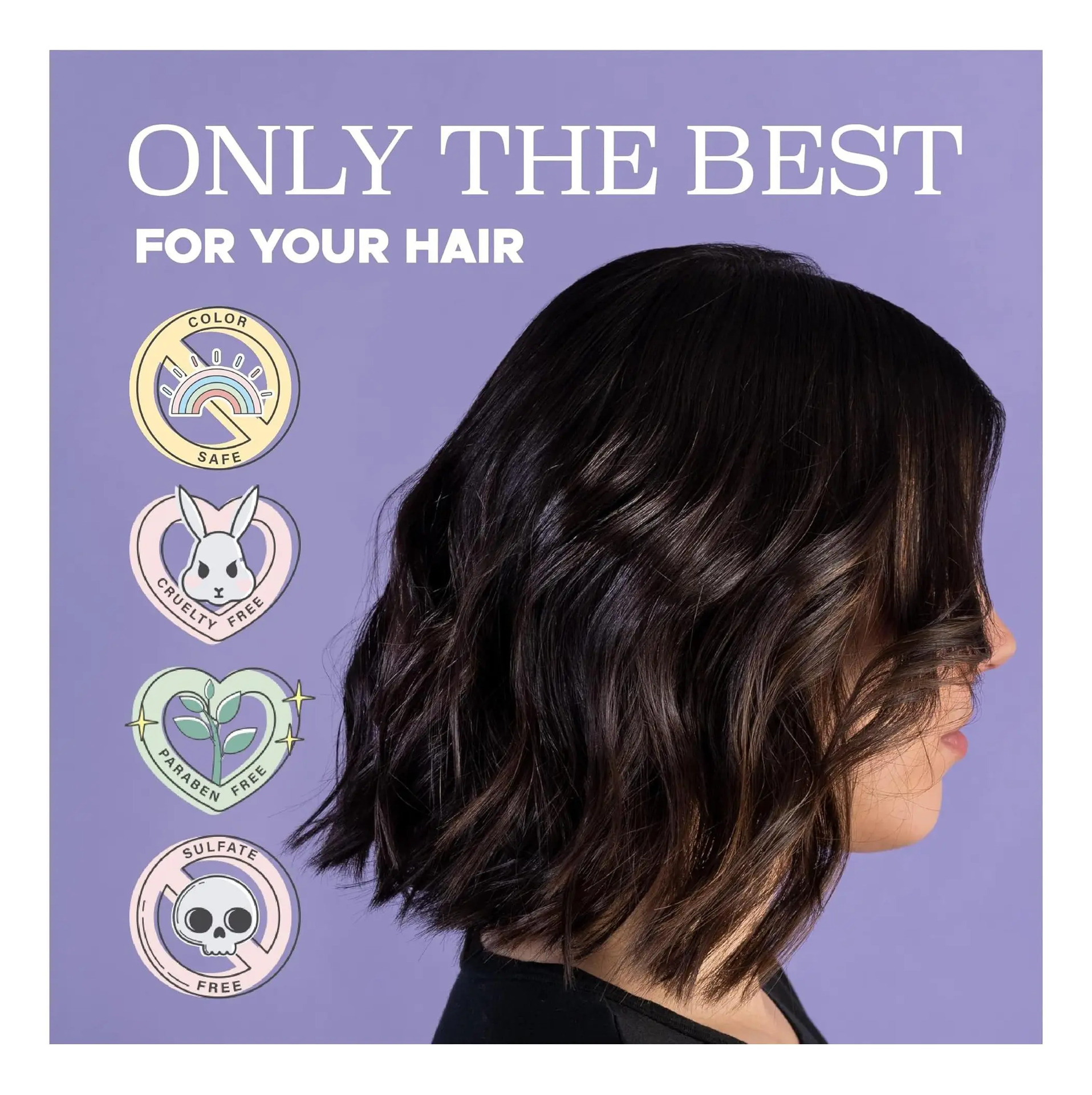 Shampoo E Condicionador De Biotina Luseta Para Cabelo Suave - Imagem 7