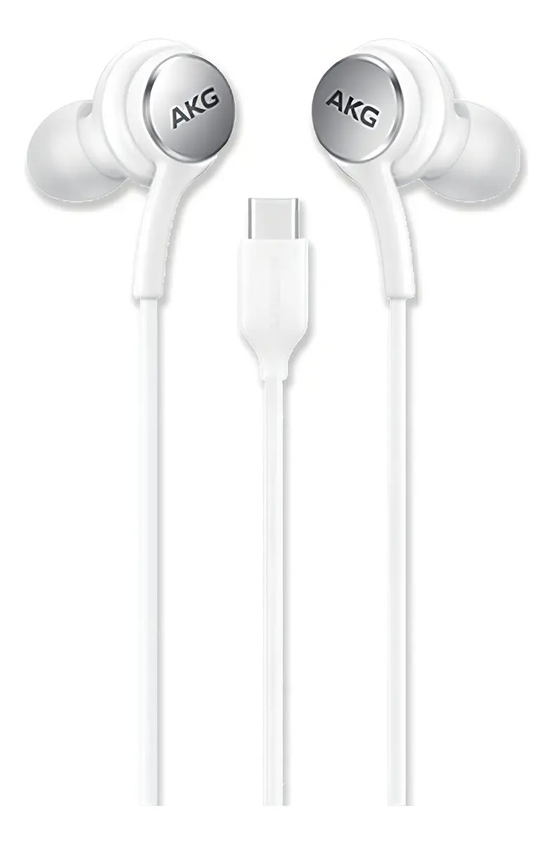 Fones de ouvido Samsung By Akg Original Type C Note 20 S20 Ultra White - Imagem 3