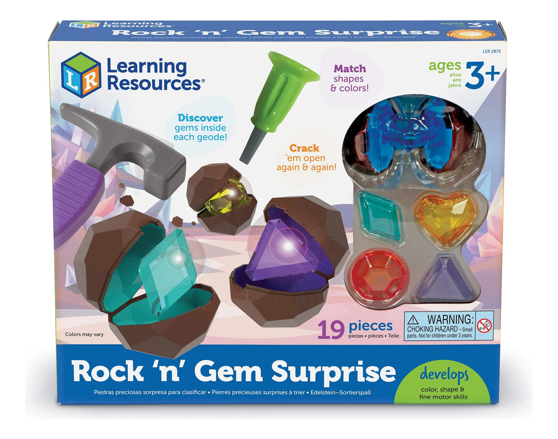 Recursos De Aprendizagem Rock "n Gem Surprise Educational To Laranja - Imagem 9