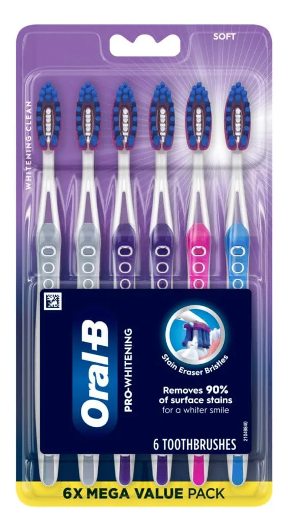 Escova De Dentes Oral-b 3d White Luxe Pro-flex 6 Unidades - Imagem 6