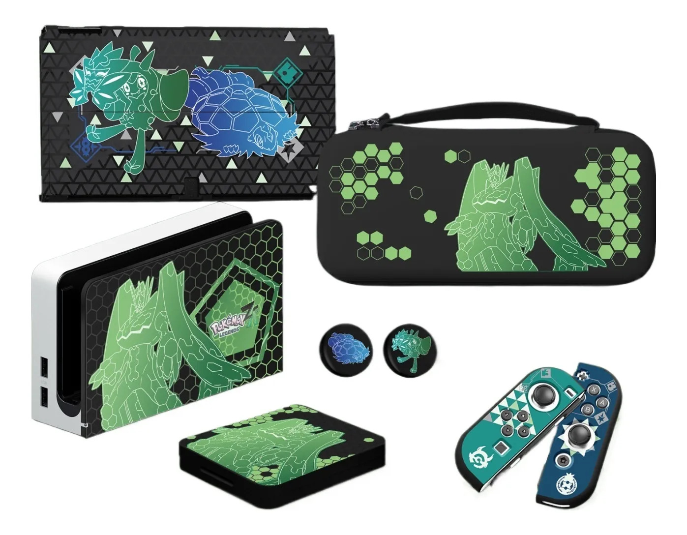 Switch Oled Kit Pokémon Z-a Estojo Capa E Caixa De Jogos