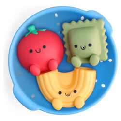 Conjunto De 3 Brinquedos Texturizados Itzy Bath Squirter Toy Coral-claro