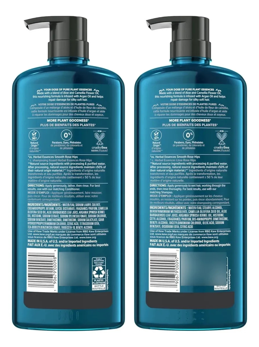 Conjunto De Shampoo E Condicionador De Óleo De Argão Herbal - Imagem 8