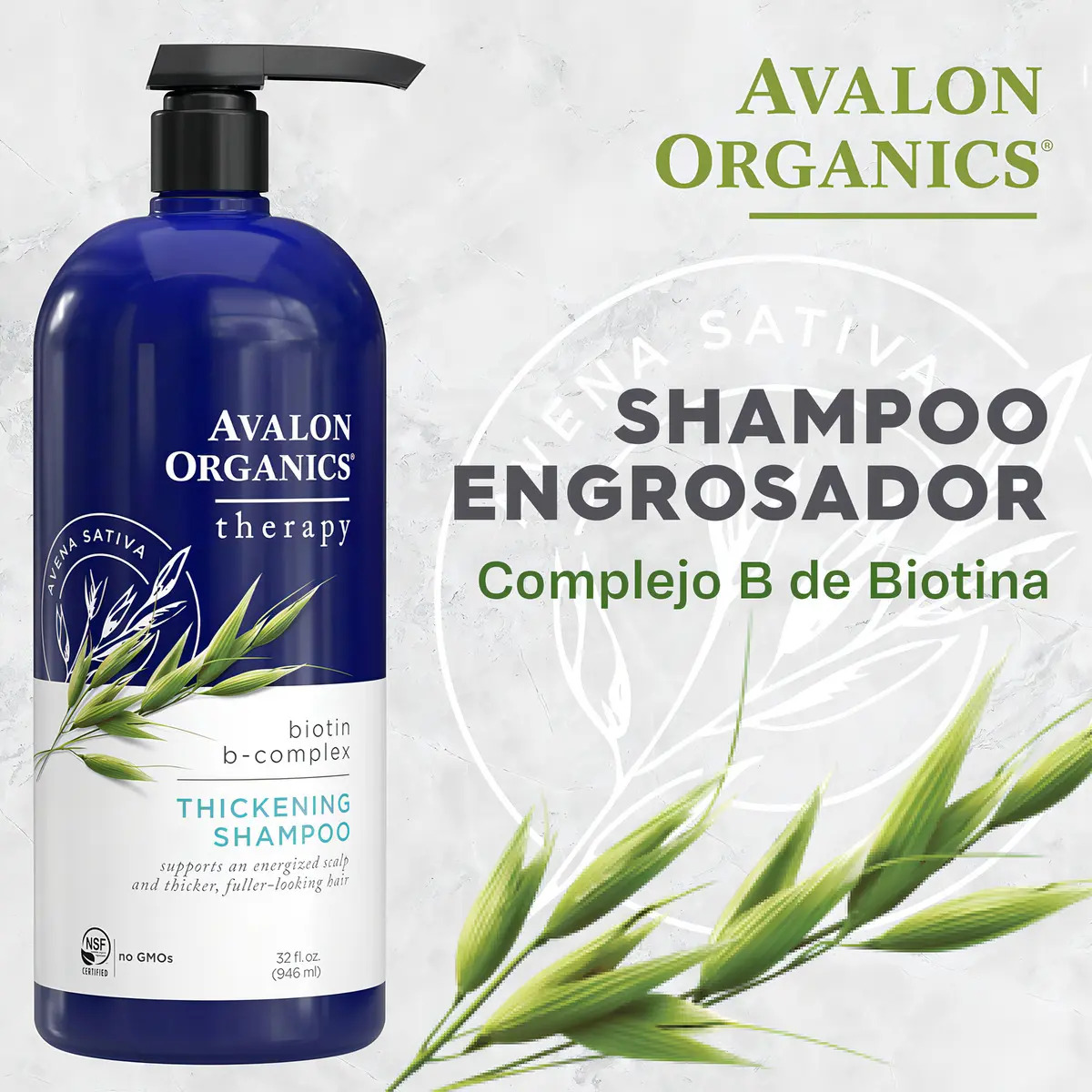 Avalon Organics Therapy: Espessamento Do Complexo B De Bioti - Imagem 5