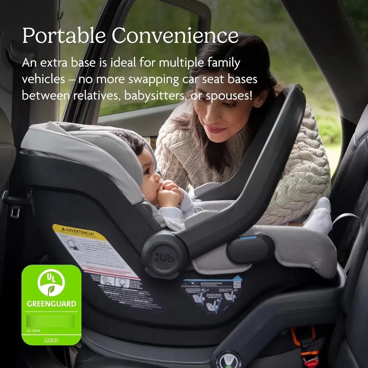Base De Assento De Carro Infantil Uppababy Mesa V2 V3 Preto - Imagem 3