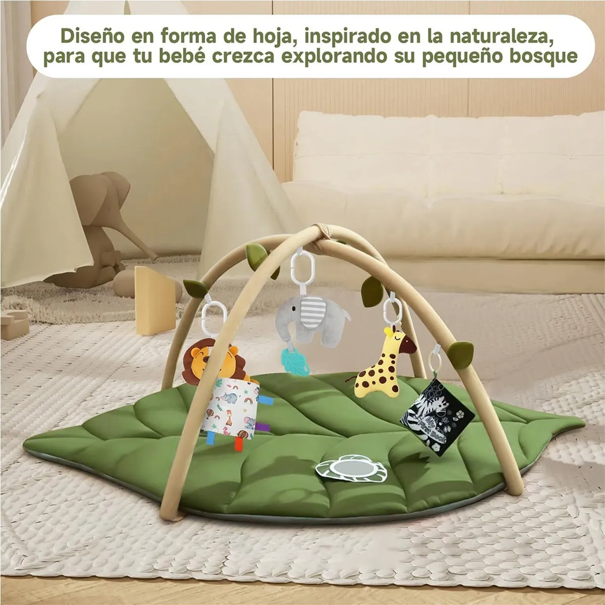 Kit Completo Bebê 6 Meses Tapete Grande C/ Mordedor - Imagem 8