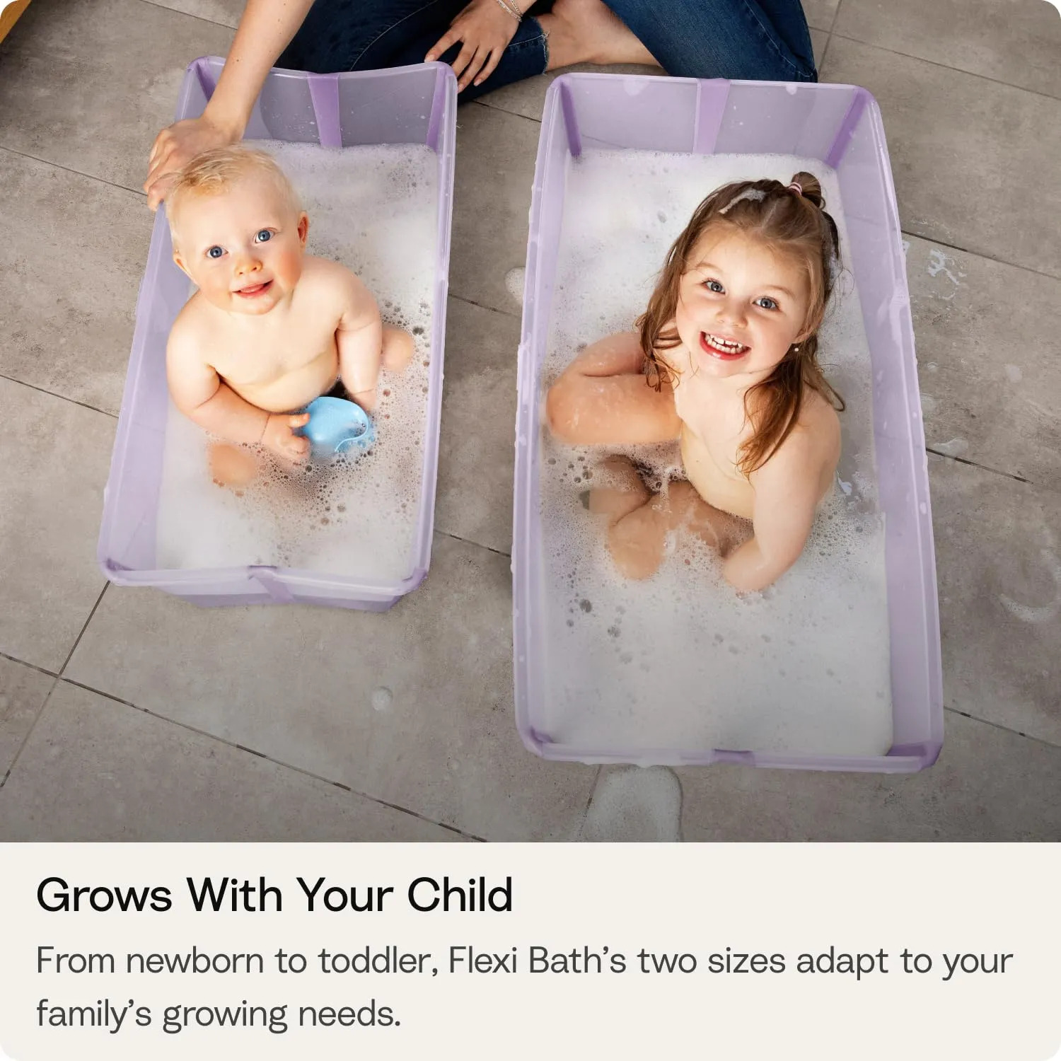 Banheira De Bebê Stokke Flexi Bath X-large Com Plugue Branco - Imagem 5