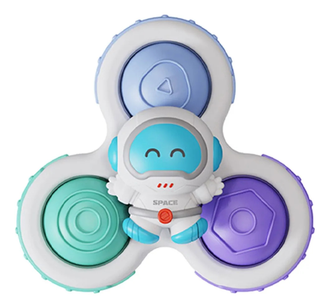 *v Brinquedo De Banho Push And Twist Com Ventosa Para - Imagem 4